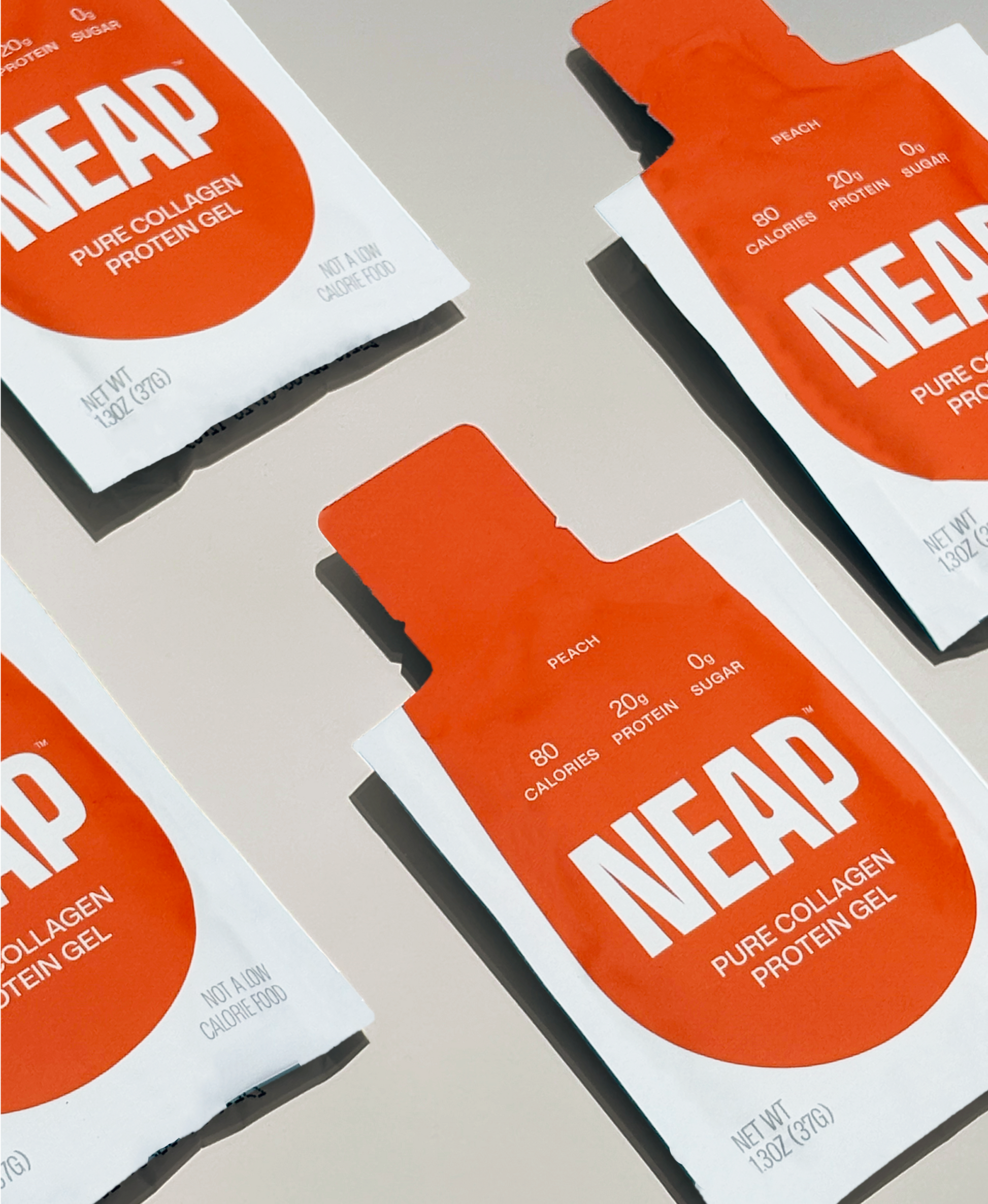 NEAP Peach Protein Gel Laying Flat